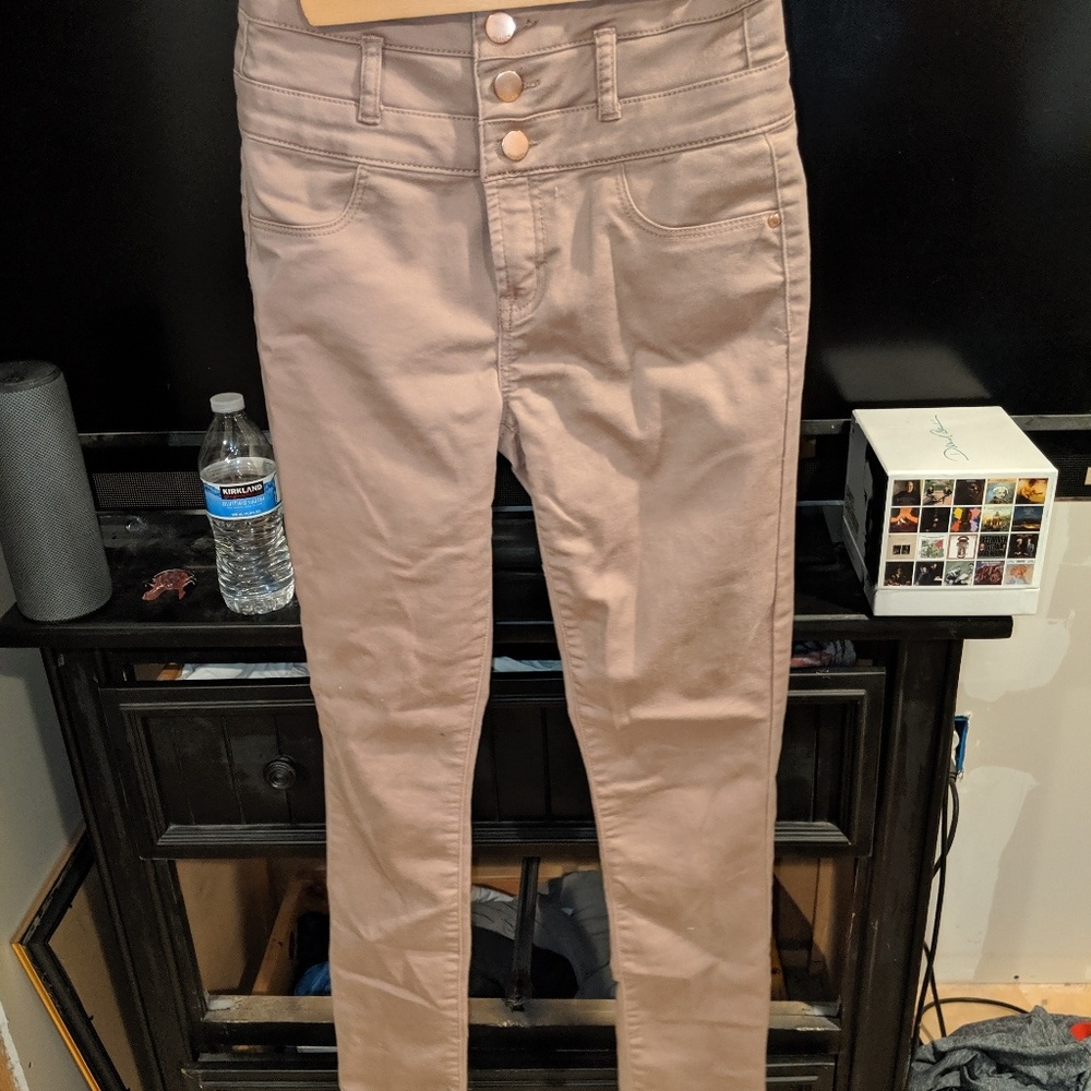pants (rose gold/cream color)